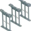 Hornby kerstdorpminiatuur hoge pijlers grijs 2,5 x 21 x 13,5 cm 3 stuks