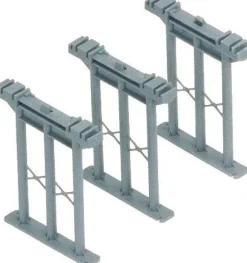 Hornby kerstdorpminiatuur hoge pijlers grijs 2,5 x 21 x 13,5 cm 3 stuks