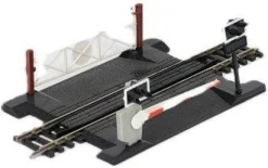 Hornby kerstdorpminiatuur spoorwegovergang enkel 11,5 x 8,7 x 4,6 cm