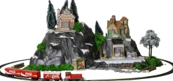 Hornby kerstdorp set kersttrein Coca-Cola 8-delig