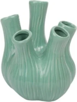 House of Nature tulpenvaas Watrous groen D 17 H 20 cm