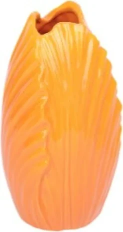 House of Nature vaas Beau oranje D 16 H 28 cm