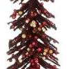 House of Seasons decoratieboom paars D 4,5 H 42 cm