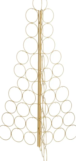 House of Seasons decoratieboom Blade goud 77,5 x 77,5 x 118 cm