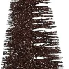 House of Seasons kerstclip boom bruin D 5 H 13 cm 6 stuks