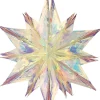 House of Seasons kersthanger Riku ster iriserend 40 x 38 x 20 cm