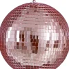 House of Seasons kersthanger Disko roze D 25 cm