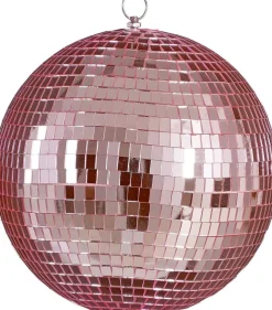 House of Seasons kersthanger Disko roze D 25 cm