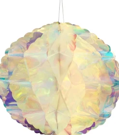 House of Seasons kersthanger Riku bal iriserend D 40 cm