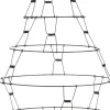 House of Seasons kersthanger diamant zwart D 36,5 H 80 cm