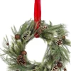 House of Seasons kerstkrans strik D 50 H 11 cm