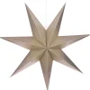 House of Seasons kerstster beige D 75 H 23 cm