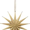 House of Seasons kerstster goud 24,5 x 1 x 41 cm