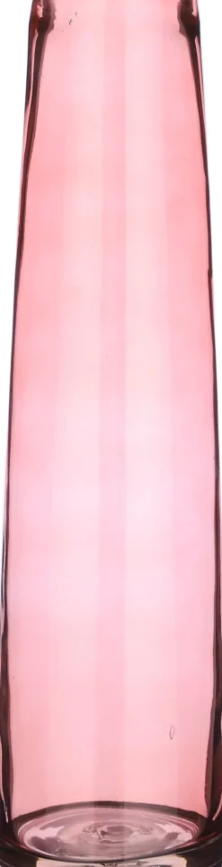 House of Seasons vaas roze D 10 H 37,5 cm