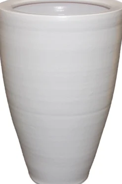 HS bloempot Athene wit D 27 H 40 cm