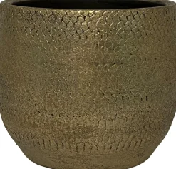 HS bloempot Austin goud D 59 H 54 cm