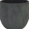 HS bloempot Avion antraciet D 20 H 18 cm