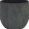 HS bloempot Avion antraciet D 16 H 14 cm