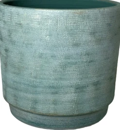 HS bloempot Braga blauw D 32 H 30 cm