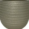 HS bloempot Dallas grijs D 33 H 31 cm