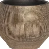 HS bloempot Hamar goud D 31 H 28 cm