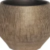 HS bloempot Hamar goud D 22 H 20 cm