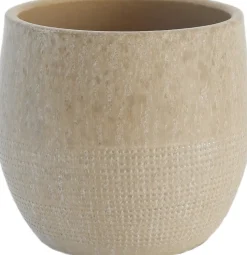 HS bloempot Lugo beige D 35 H 32 cm