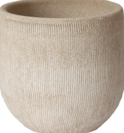 HS bloempot Miami crème D 16 H 14 cm