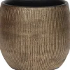 HS bloempot Miami goud D 29 H 27 cm