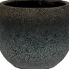 HS bloempot Milaan zwart D 33 H 31 cm