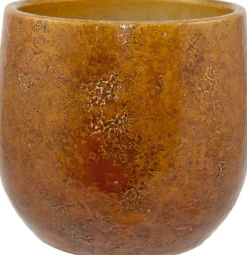 HS bloempot Muro oranje D 14 H 12 cm