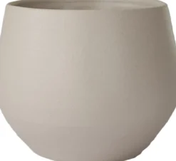 HS bloempot Petra beige D 33 H 31 cm