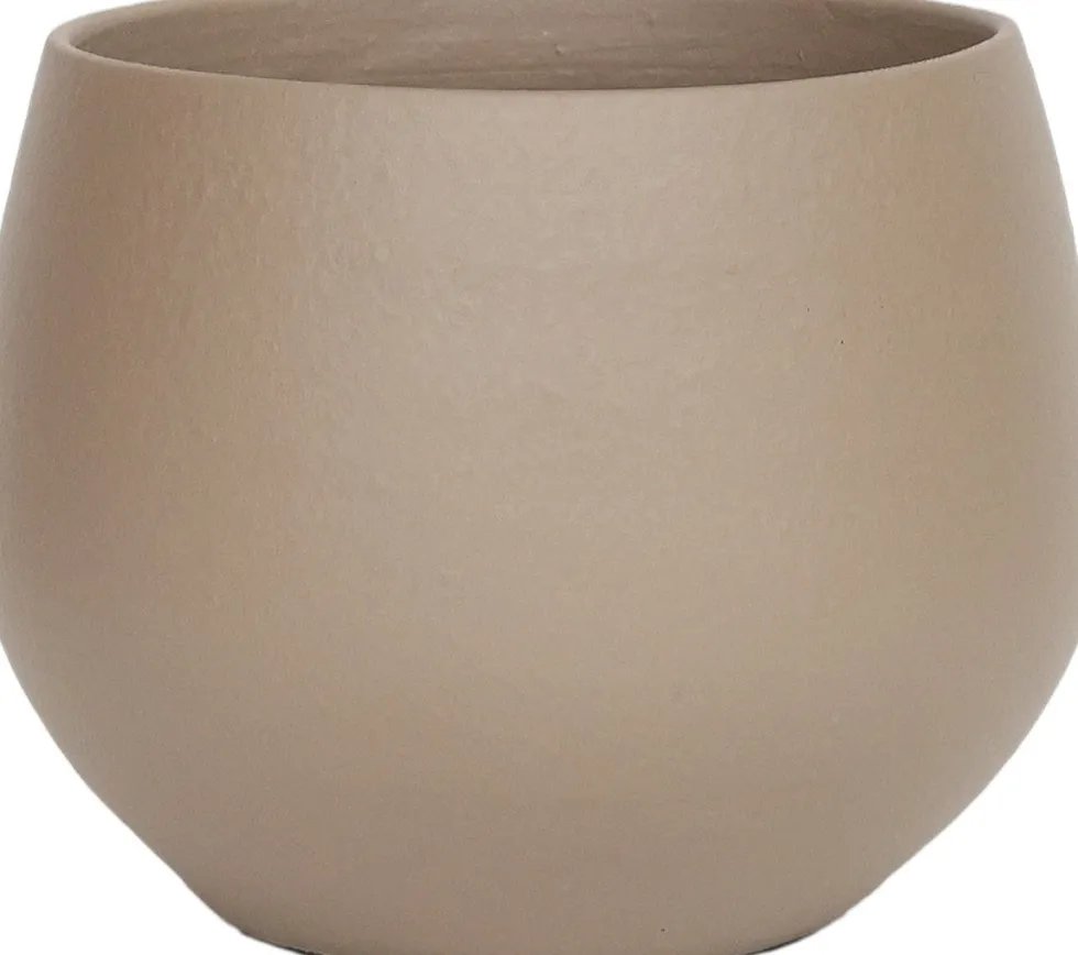 HS bloempot Petra bruin D 27 H 24 cm