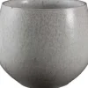 HS bloempot petra wit D 33 H 31 cm