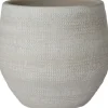 HS bloempot Tokio crème D 39 H 36 cm