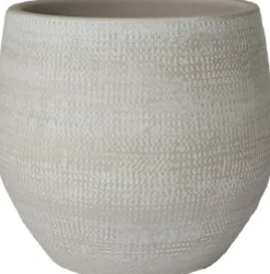HS bloempot Tokio crème D 39 H 36 cm