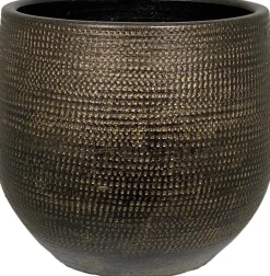 HS bloempot Tokio goud D 24 H 22 cm