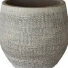 HS bloempot Tokio taupe D 39 H 36 cm