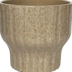 HS bloempot Vigo beige D 29 H 26 cm