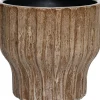 HS bloempot Vigo bruin D 16 H 14 cm