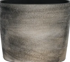 HS plantenbak Hamar grijs 28 x 23 x 28 cm