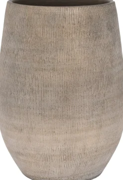 HS vaas Miami taupe D 29 H 50 cm