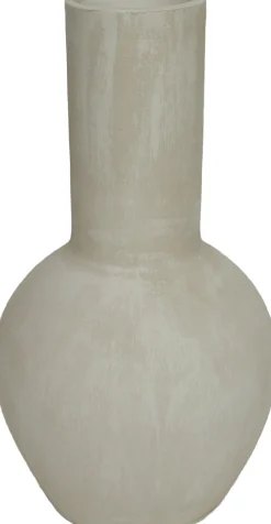 HS vaas Nandy crème / grijs D 29 H 50 cm