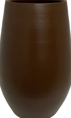 HS vaas Petra donkerbruin D 27 H 45 cm