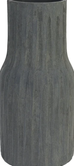 HS vaas Vigo antraciet D 19 H 40 cm