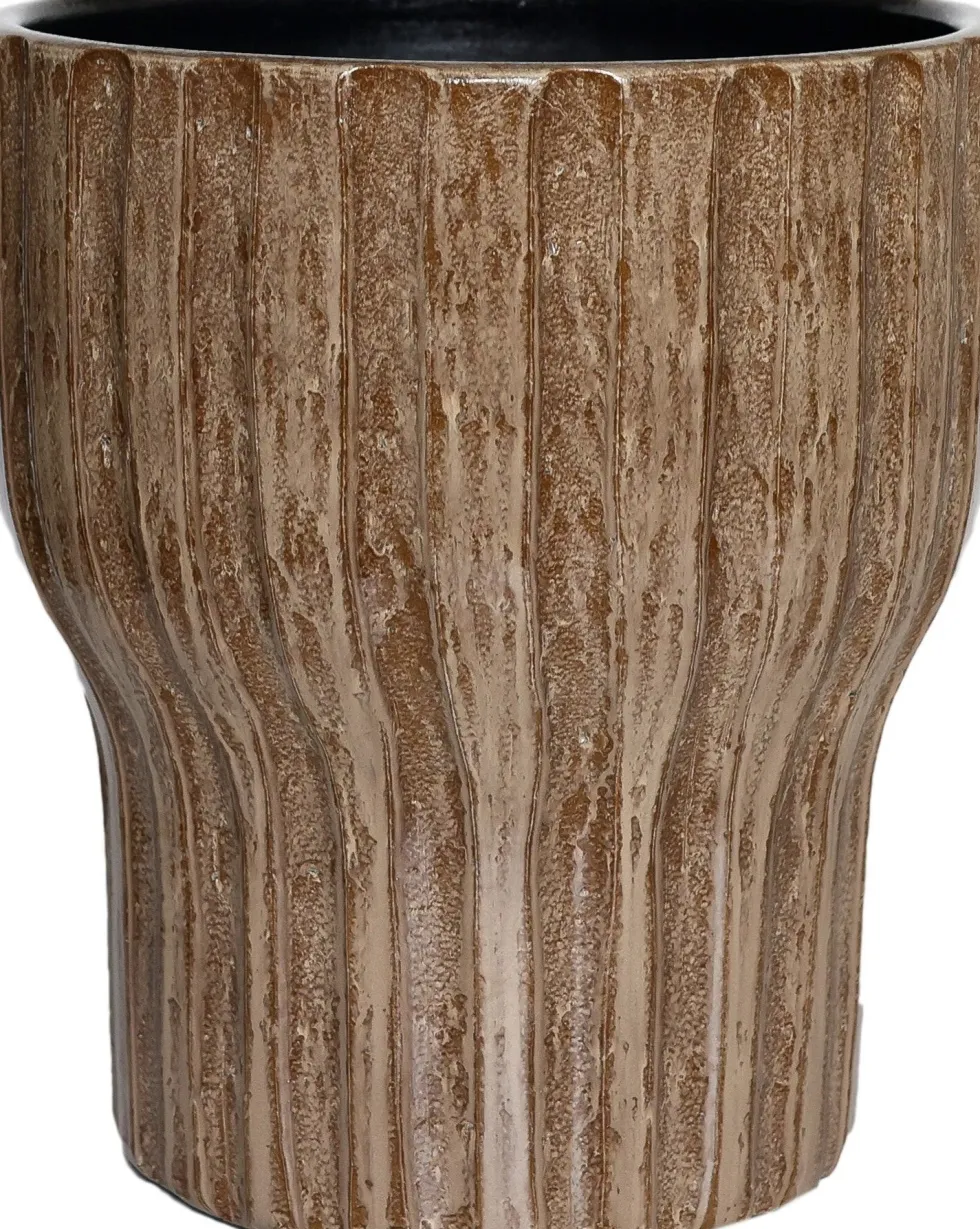 HS vaas Vigo bruin D 27 H 30 cm