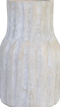HS vaas Vigo taupe D 18 H 30 cm