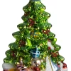 Huras Family kerst ornament Jolly kerstboom multi 11 x 11 x 17 cm