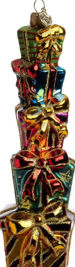 Huras Family kerst ornament Jolly cadeaus multi 6 x 5 x 18 cm