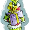 Infinity light The Grinch cadeau met verlichting 9,5 x 1,3 x 24,5 cm